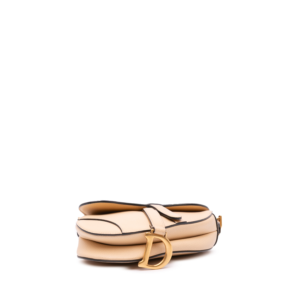 Pre-Loved Dior Mini Grained Calfskin Saddle Bag - Picture 3 of 10